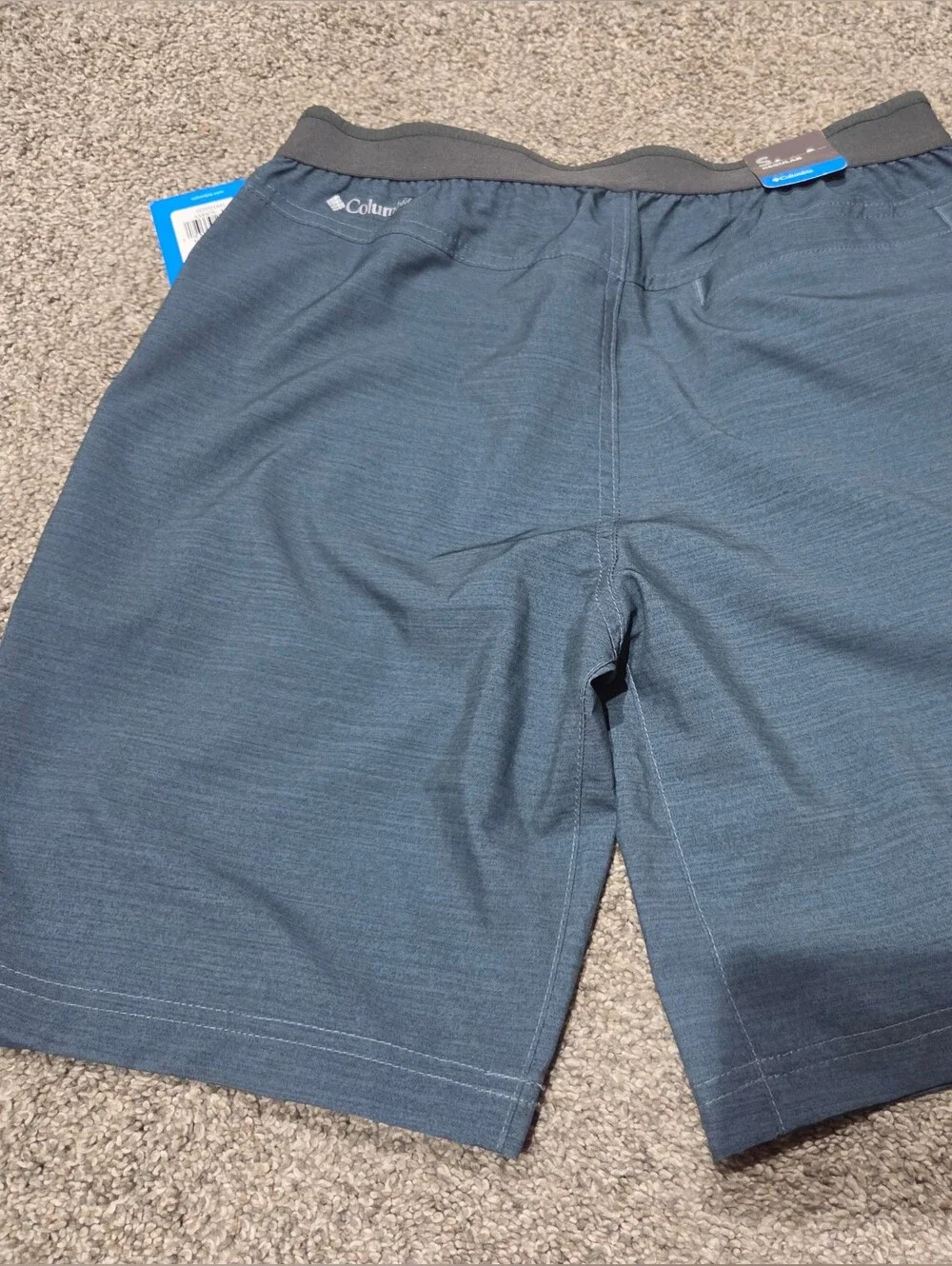Columbia Men's Slate Blue Hybrid Drawstring Shorts Twisted Creek Size Small New